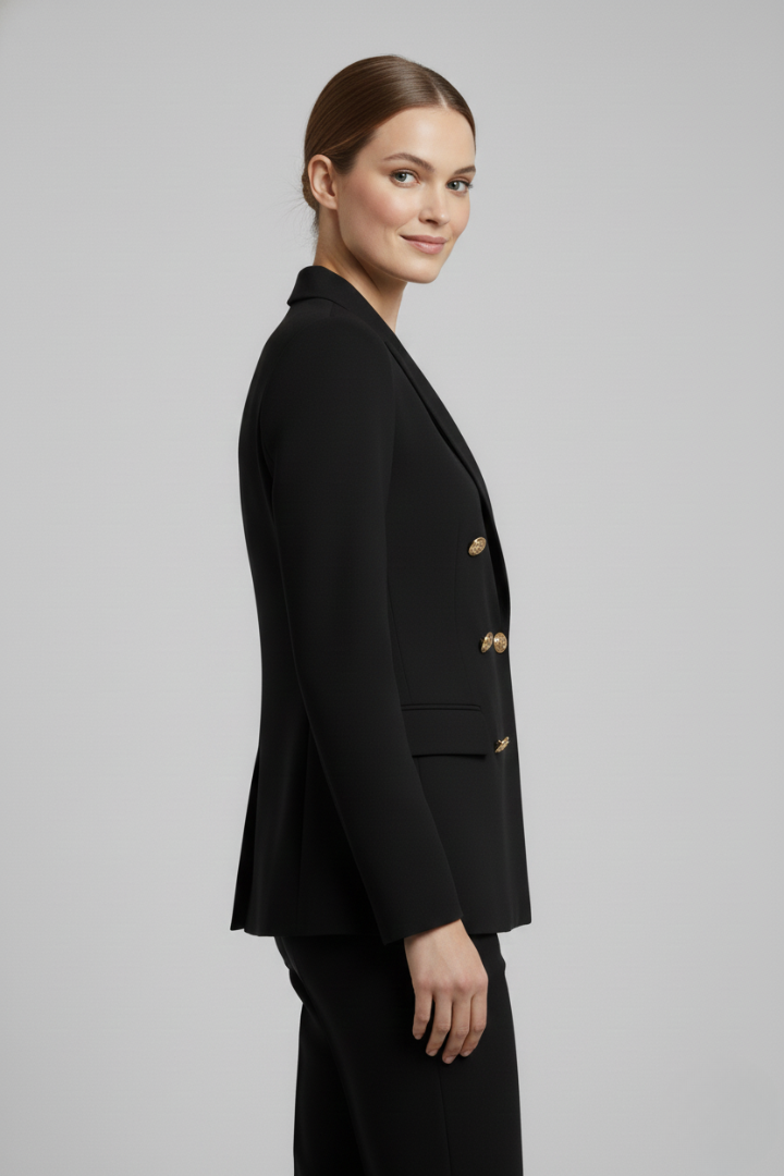 DOUBLE BUTTON BLAZER FOR WOMEN