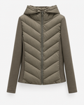 CHEVRON QUILTED PUFFER JACKET FOR WOMEN