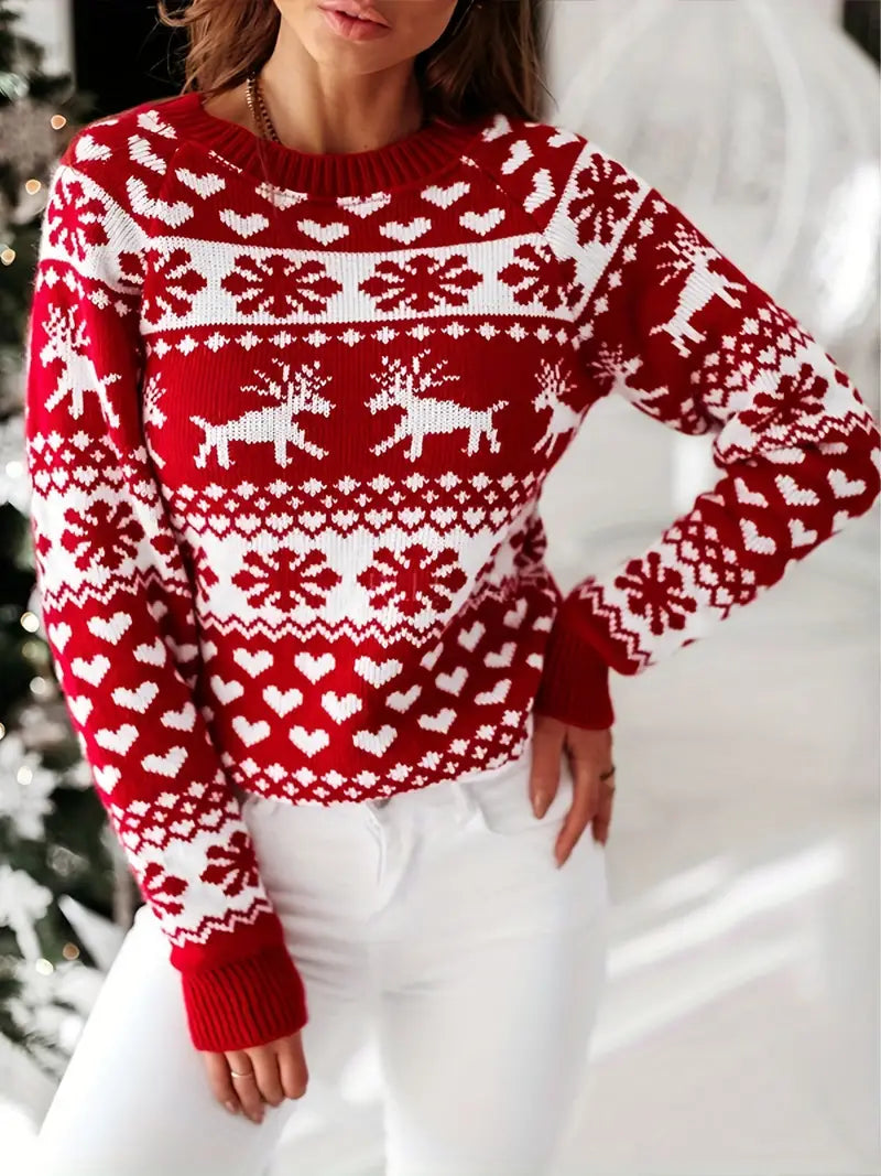 FAIR ISLE CHRISTMAS SWEATER FOR WOMEN