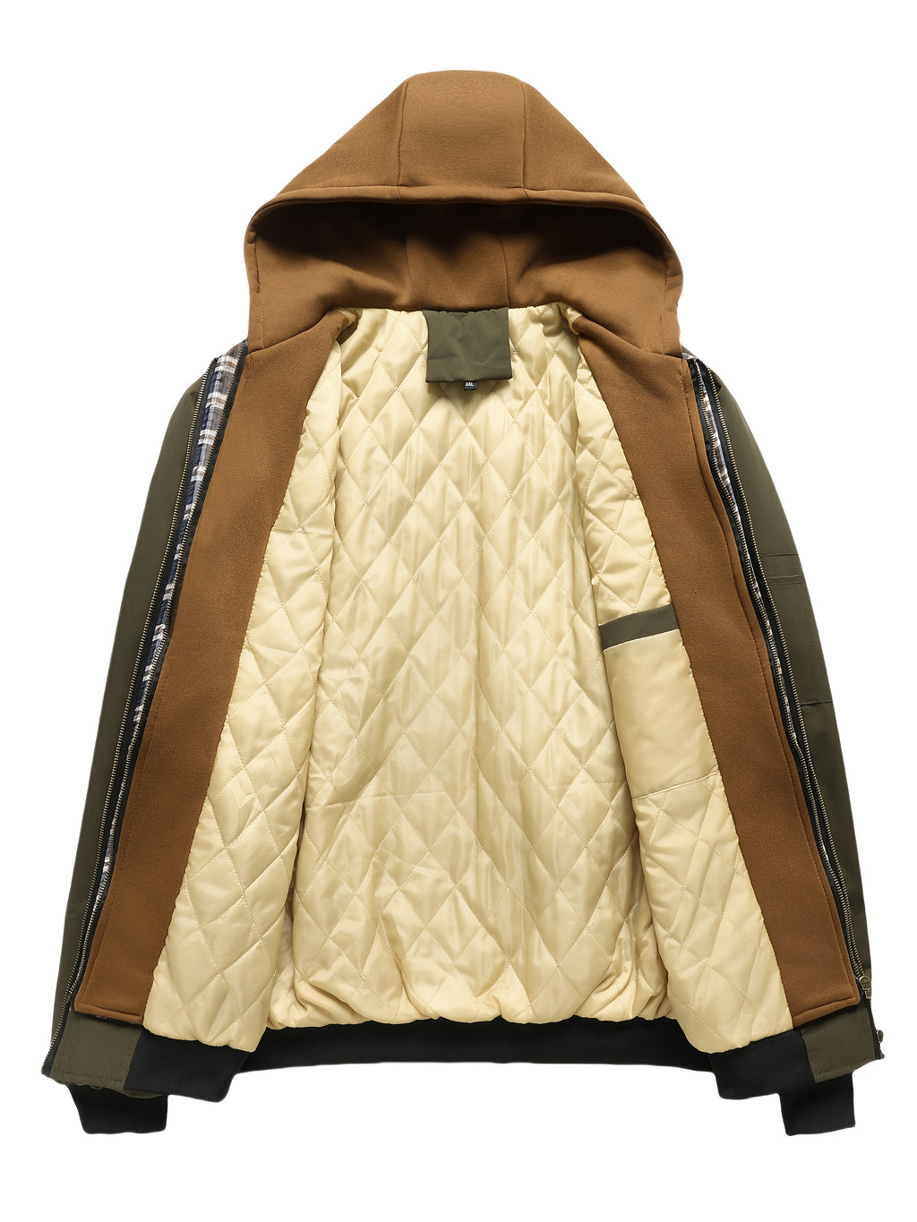 HOODED PUFFER JACKET FOR MEN