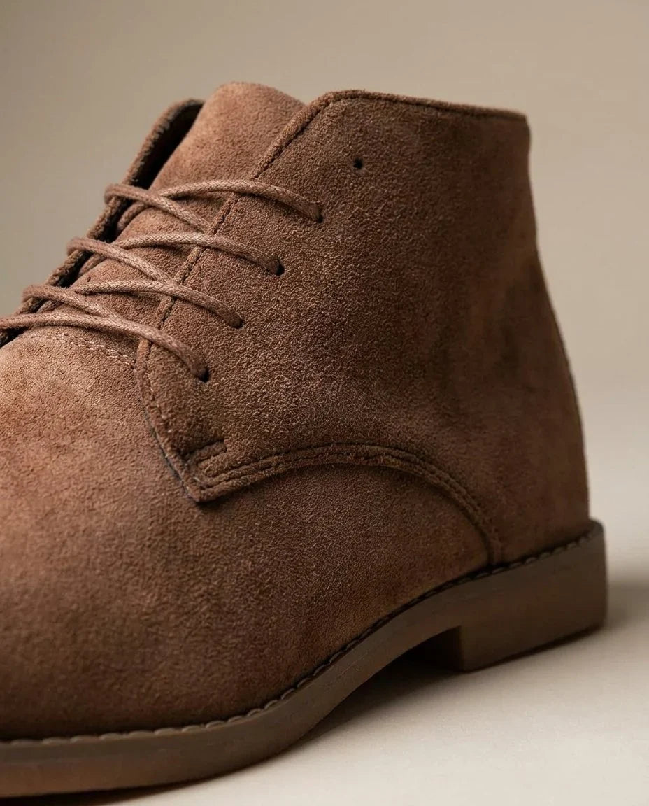LACE-UP CHUKKA CHELSEA BOOTS FOR MEN
