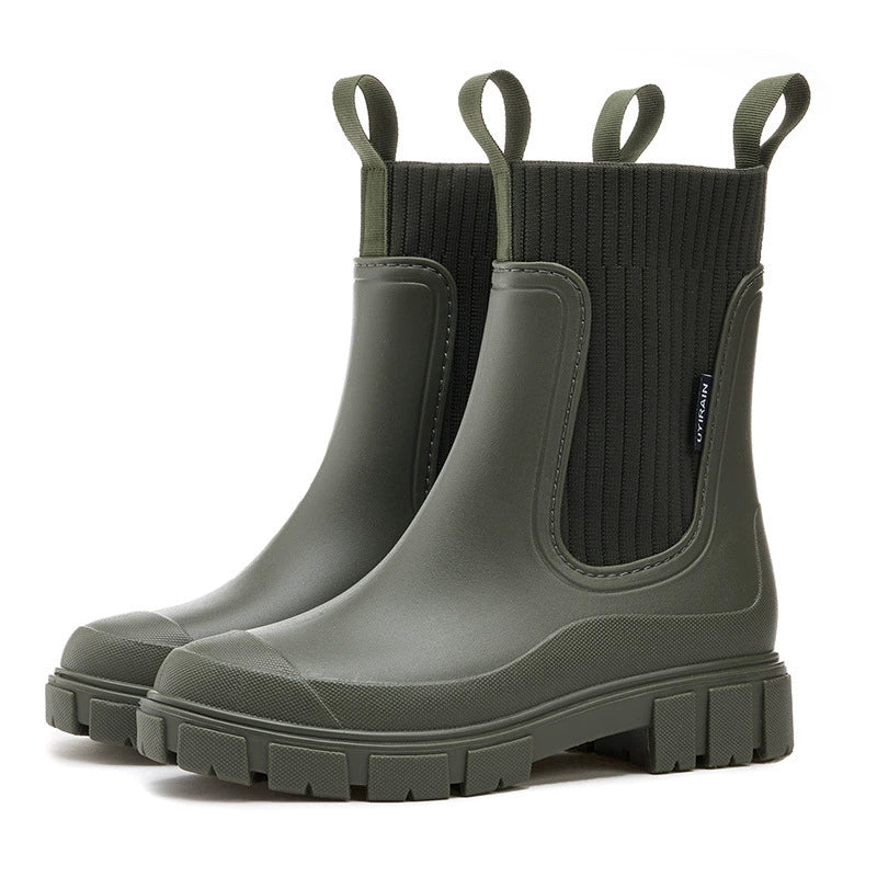 RUBBER CHELSEA BOOT FOR WOMEN