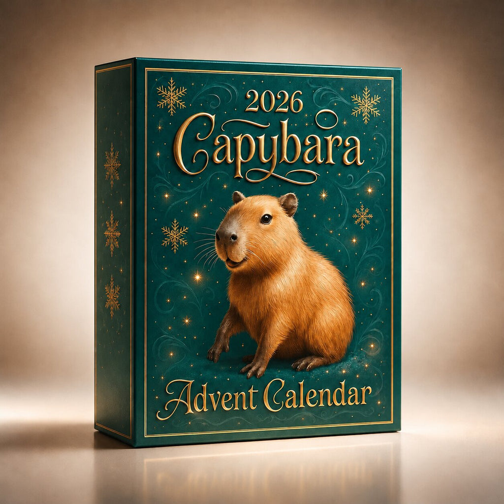 CAPYBARA ADVENT CALENDAR – 24 DAILY FESTIVE SURPRISES