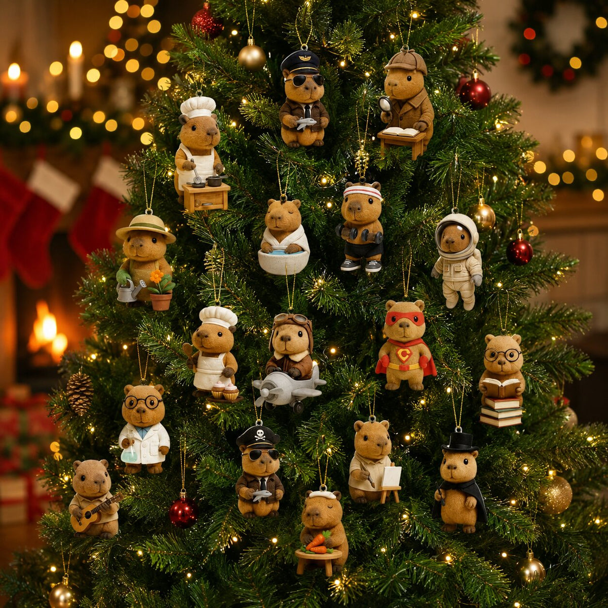 CAPYBARA ADVENT CALENDAR – 24 DAILY FESTIVE SURPRISES