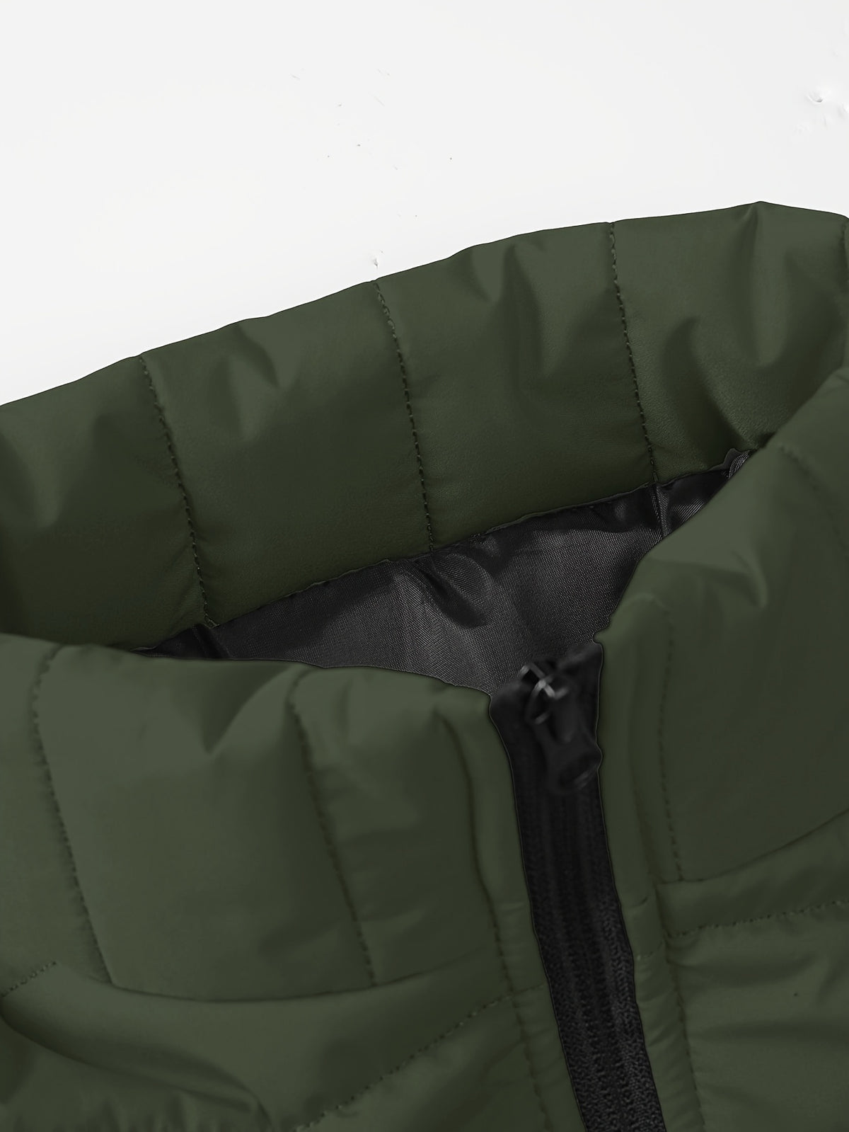 STAND COLLAR PUFFER JACKET FOR MEN