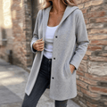 OVERSIZED HOODED CARDIGAN FOR WOMEN