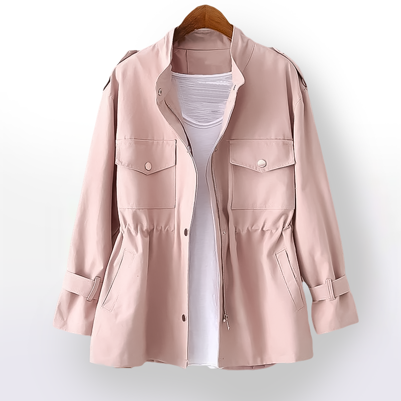 LONGLINE OPEN-FRONT TRENCH COAT FOR WOMEN