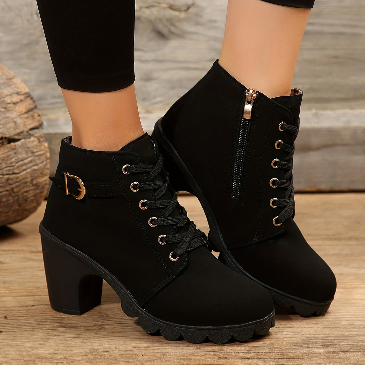 CHELSEA BOOT BLOCK HEEL FOR WOMEN