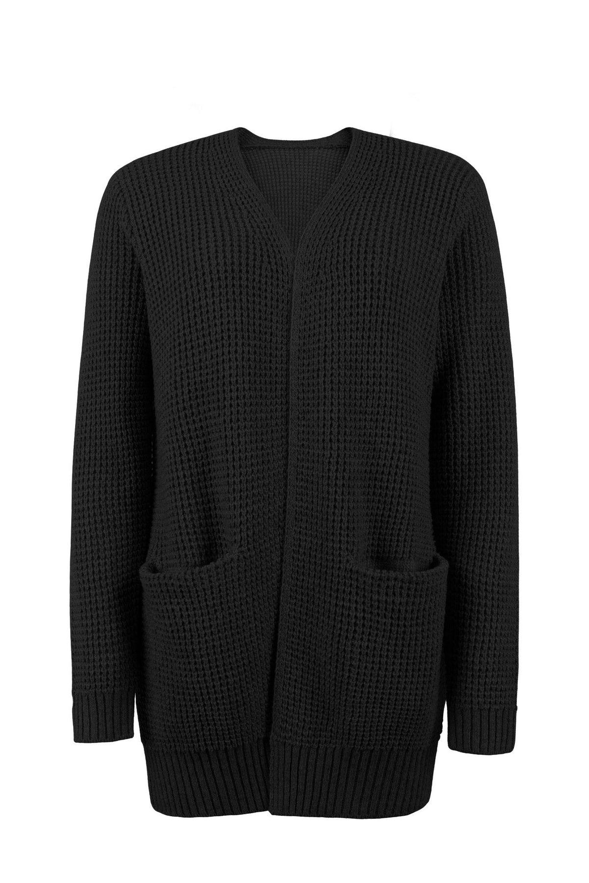 LONGLINE V-NECK CARDIGAN FOR WOMEN