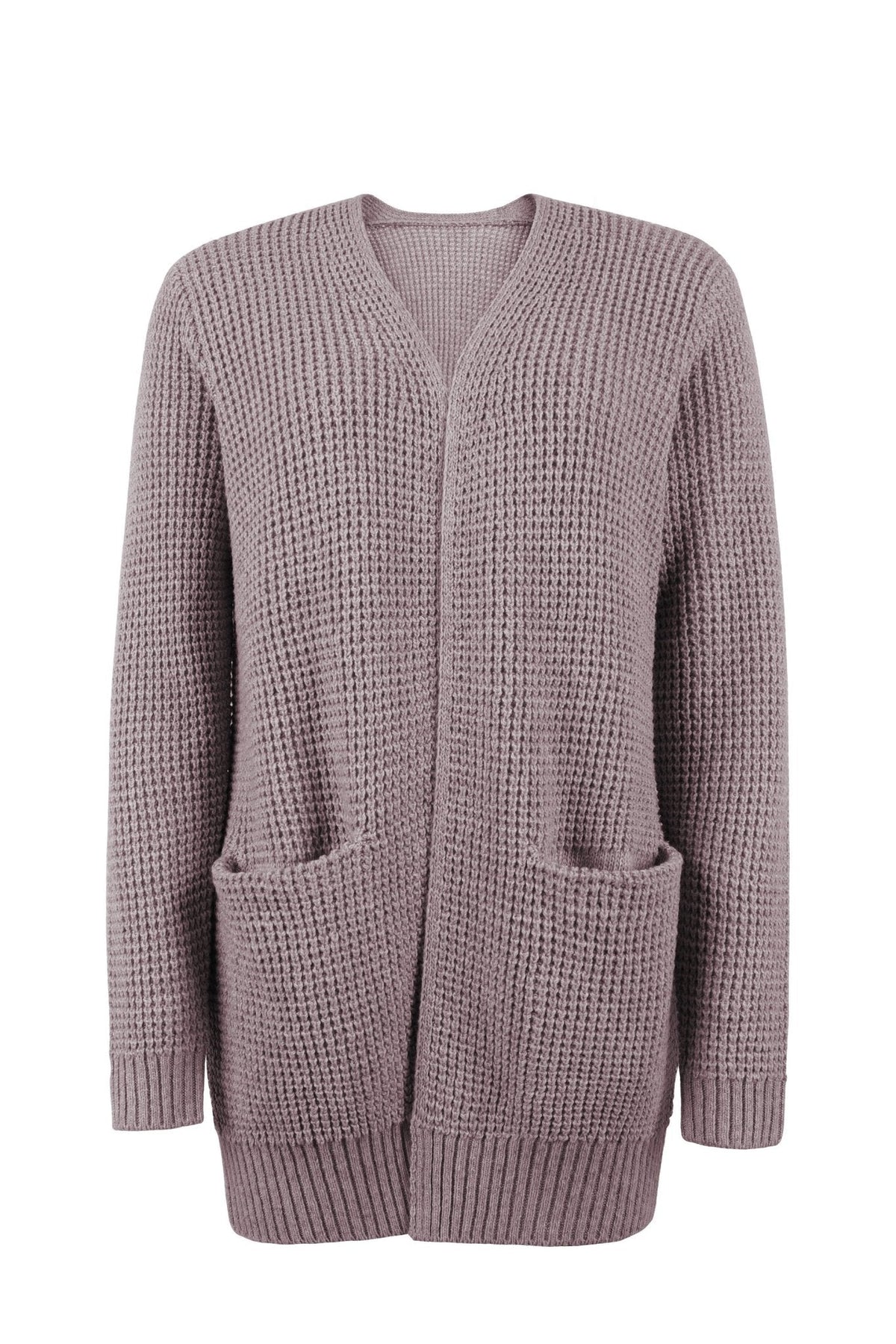 LONGLINE V-NECK CARDIGAN FOR WOMEN