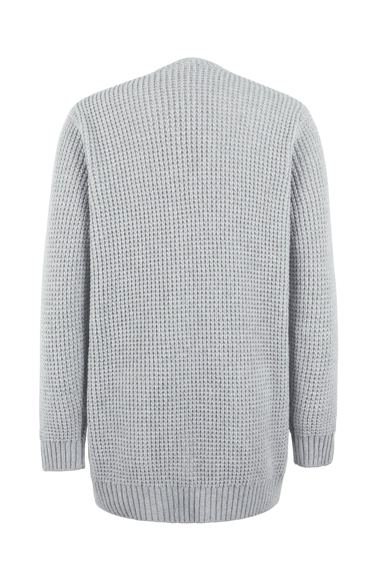 LONGLINE V-NECK CARDIGAN FOR WOMEN