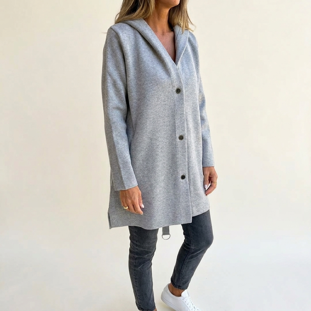 OVERSIZED HOODED CARDIGAN FOR WOMEN