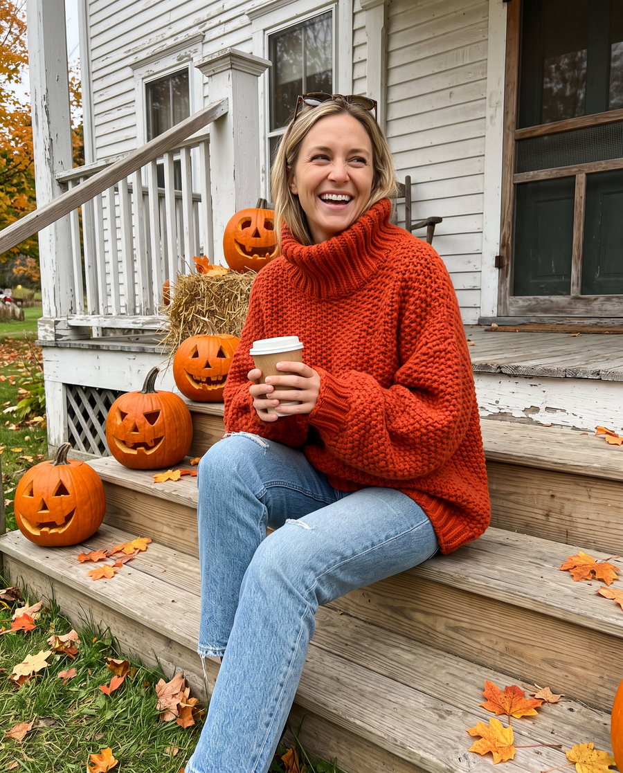 Chunky Turtleneck Sweater