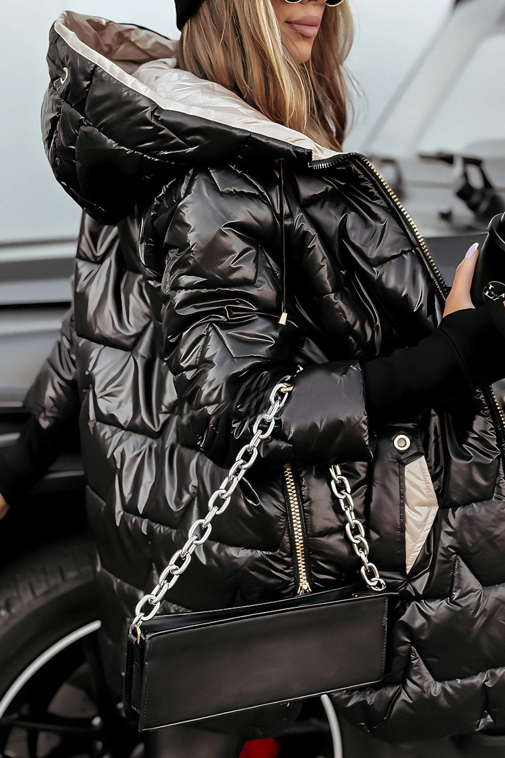 HOODED ZIP JACKET FOR WOMEN