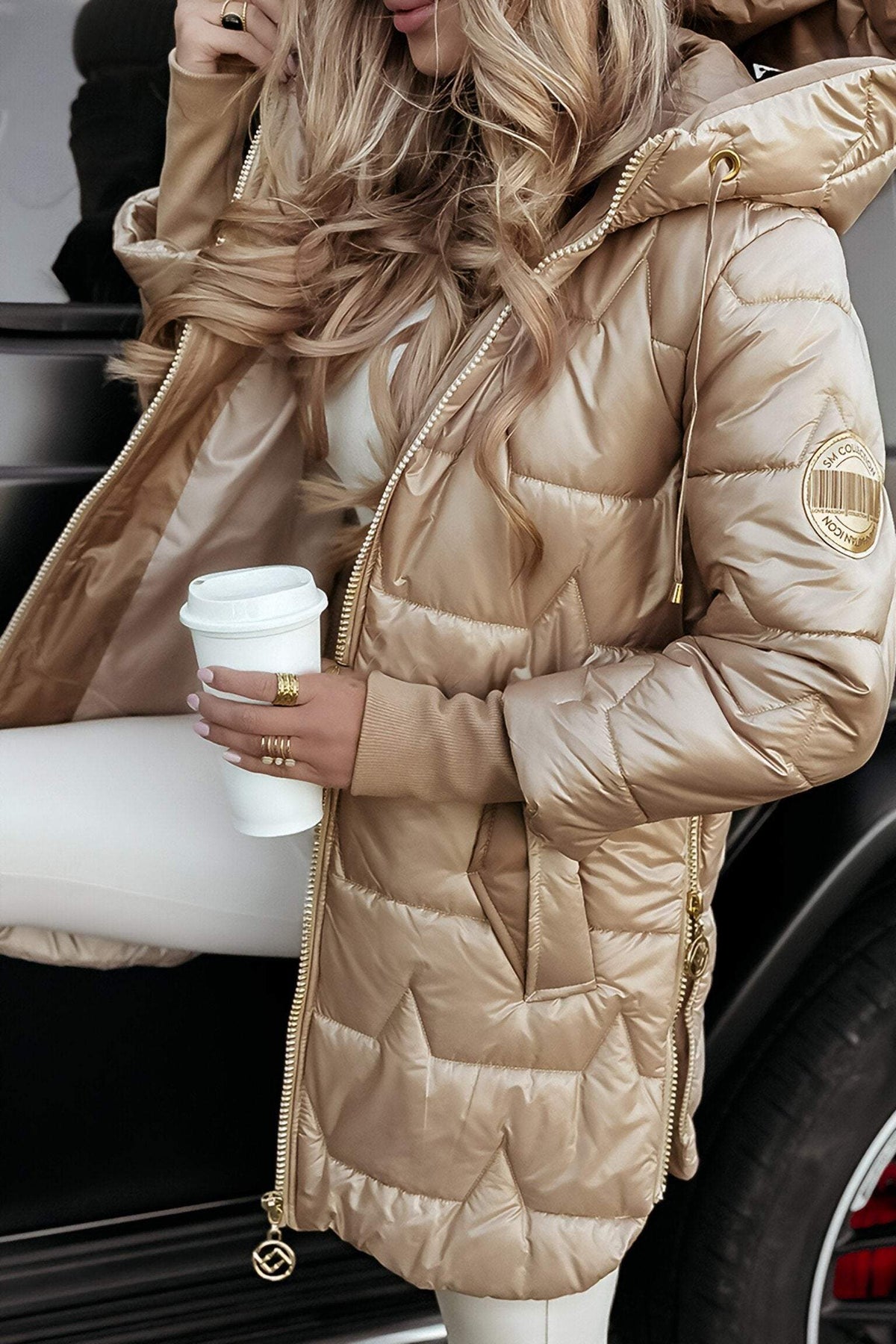 HOODED ZIP JACKET FOR WOMEN