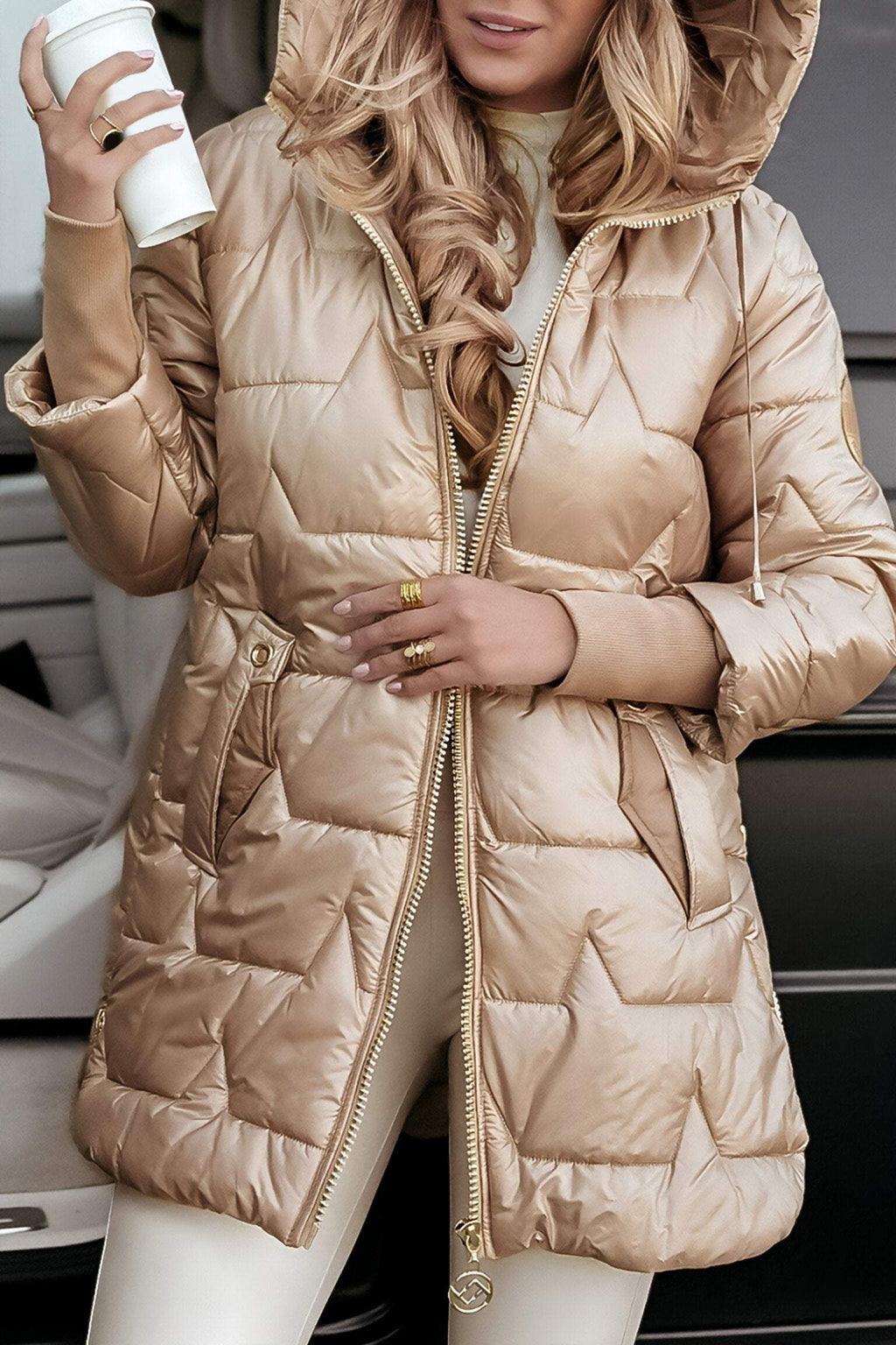 HOODED ZIP JACKET FOR WOMEN