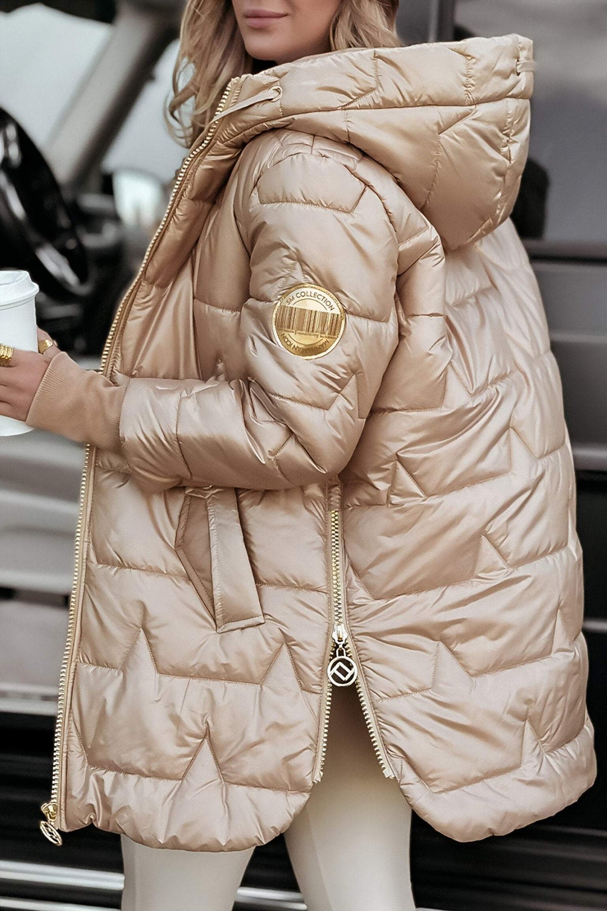 HOODED ZIP JACKET FOR WOMEN