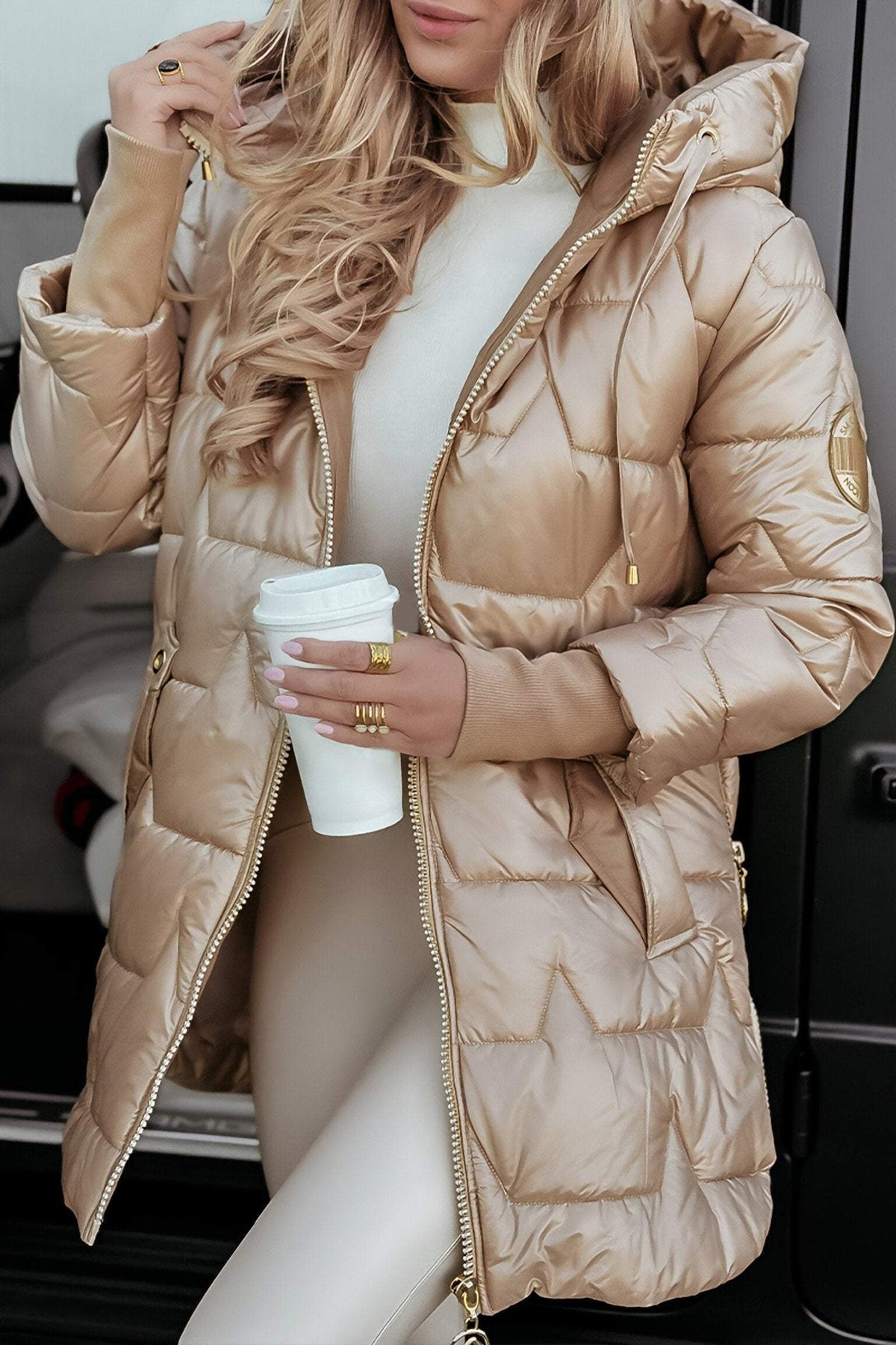 HOODED ZIP JACKET FOR WOMEN