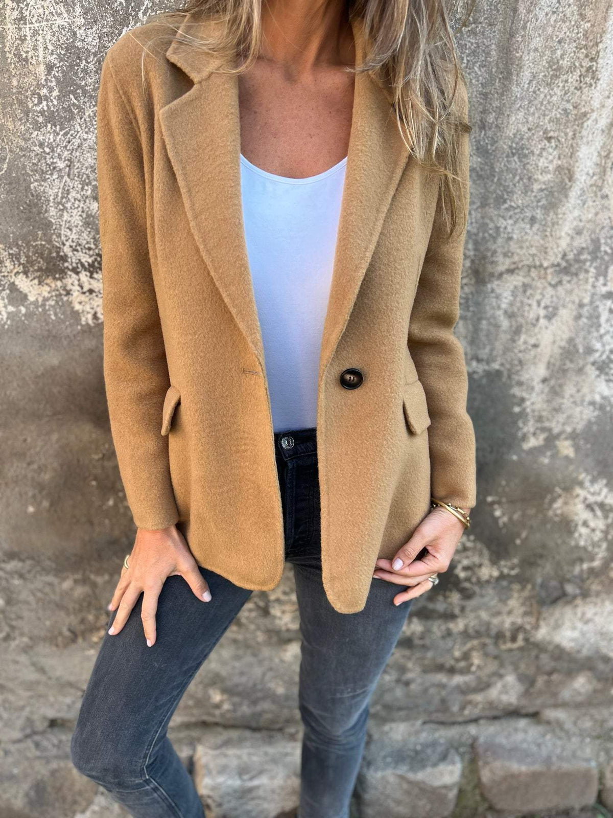 CLASSIC LAPEL BLAZER FOR WOMEN