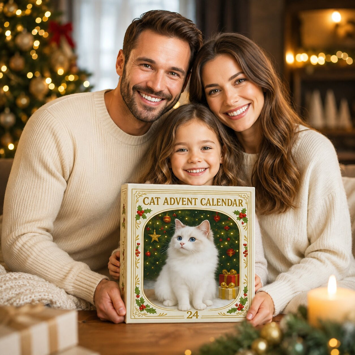 CAT ADVENT CALENDAR – 24 MINIATURE CAT FIGURES