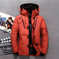 HOODED STAND COLLAR PARKA FOR MEN