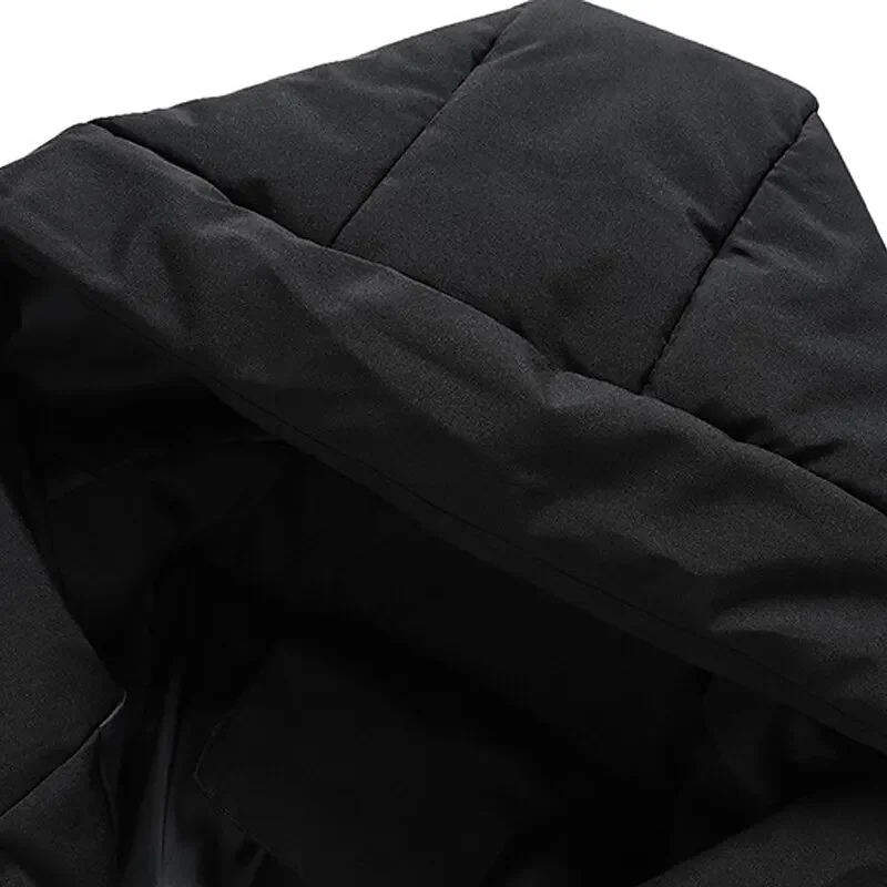 HOODED QUILTED PUFFER JACKET FOR MEN