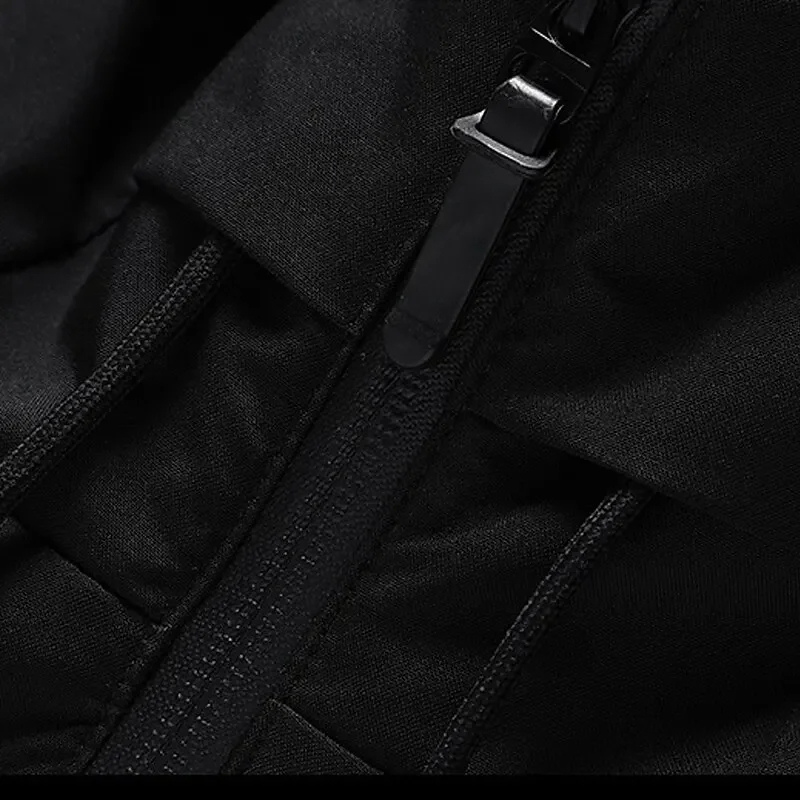 HOODED QUILTED PUFFER JACKET FOR MEN