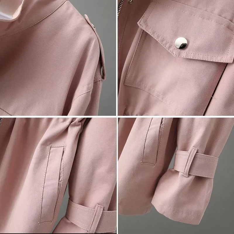 LONGLINE OPEN-FRONT TRENCH COAT FOR WOMEN
