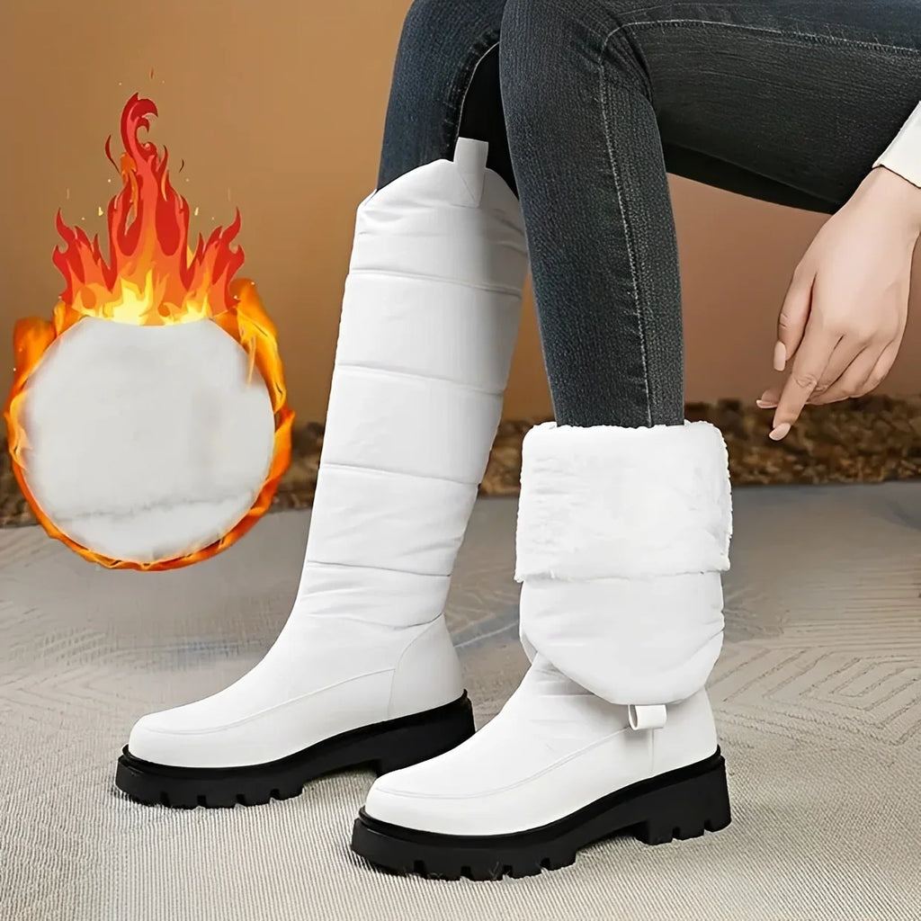 LACE-UP WATERPROOF BOOT WITH SEALED OUTER FOR WOMEN