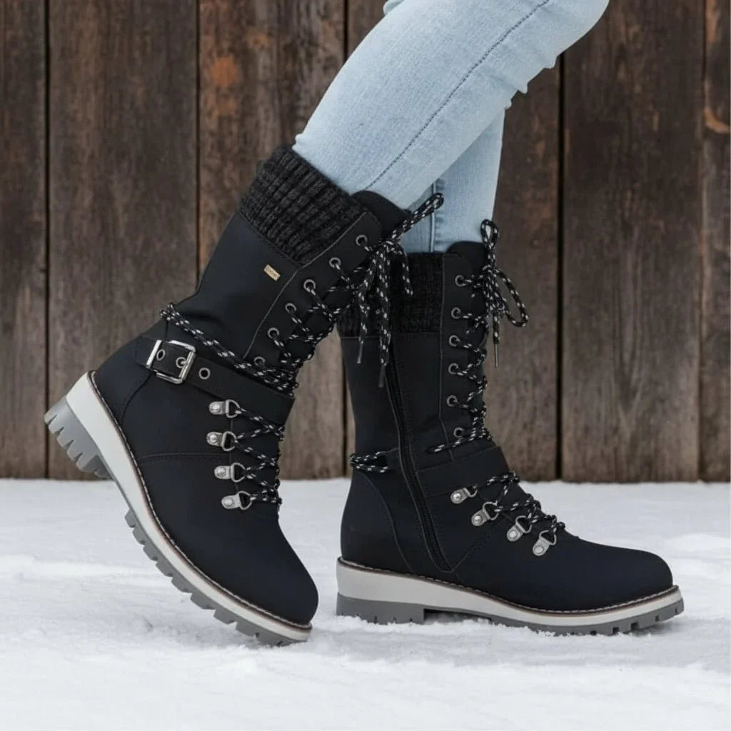 LACE-UP SNOW BOOT FOR WOMEN