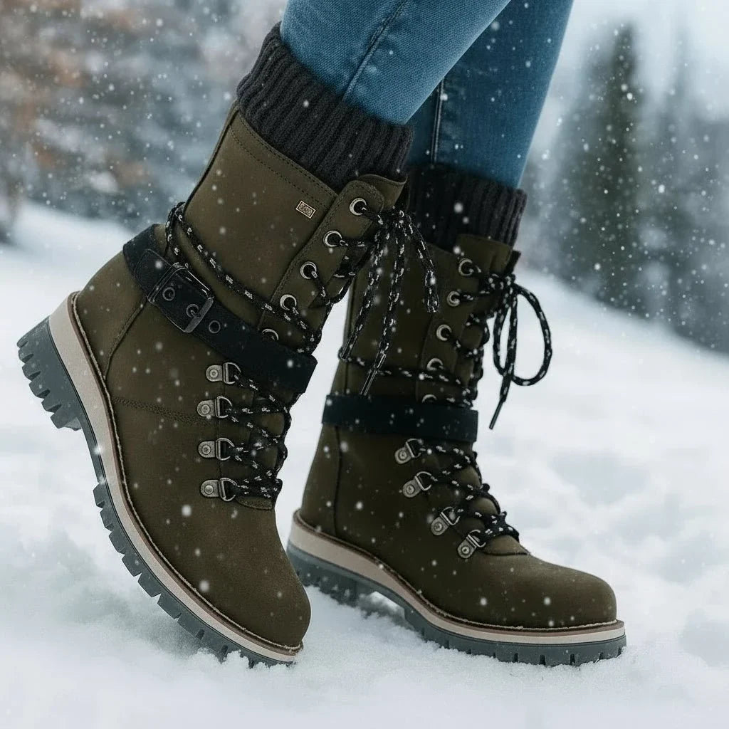 LACE-UP SNOW BOOT FOR WOMEN