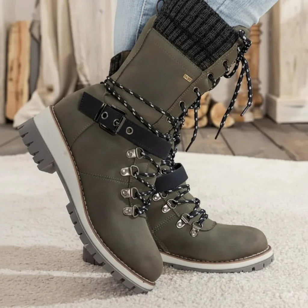 LACE-UP SNOW BOOT FOR WOMEN