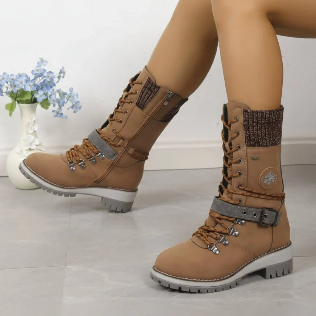 LACE-UP SNOW BOOT FOR WOMEN
