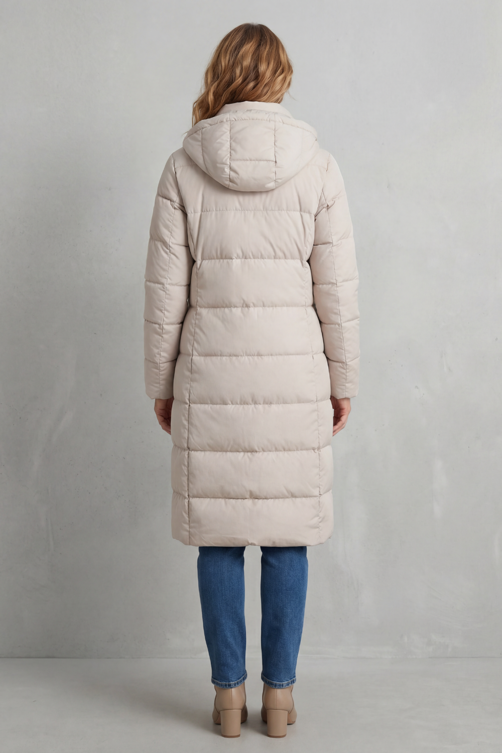 QUILTED HOODED PUFFER JACKET FOR WOMEN