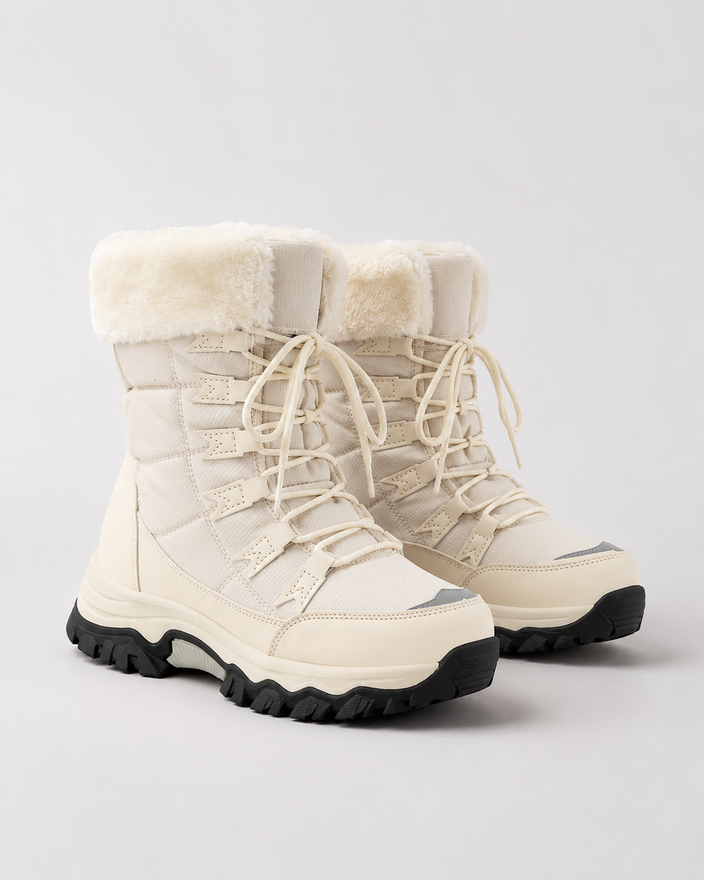 LACE-UP LINED SNOW BOOT FOR WOMEN