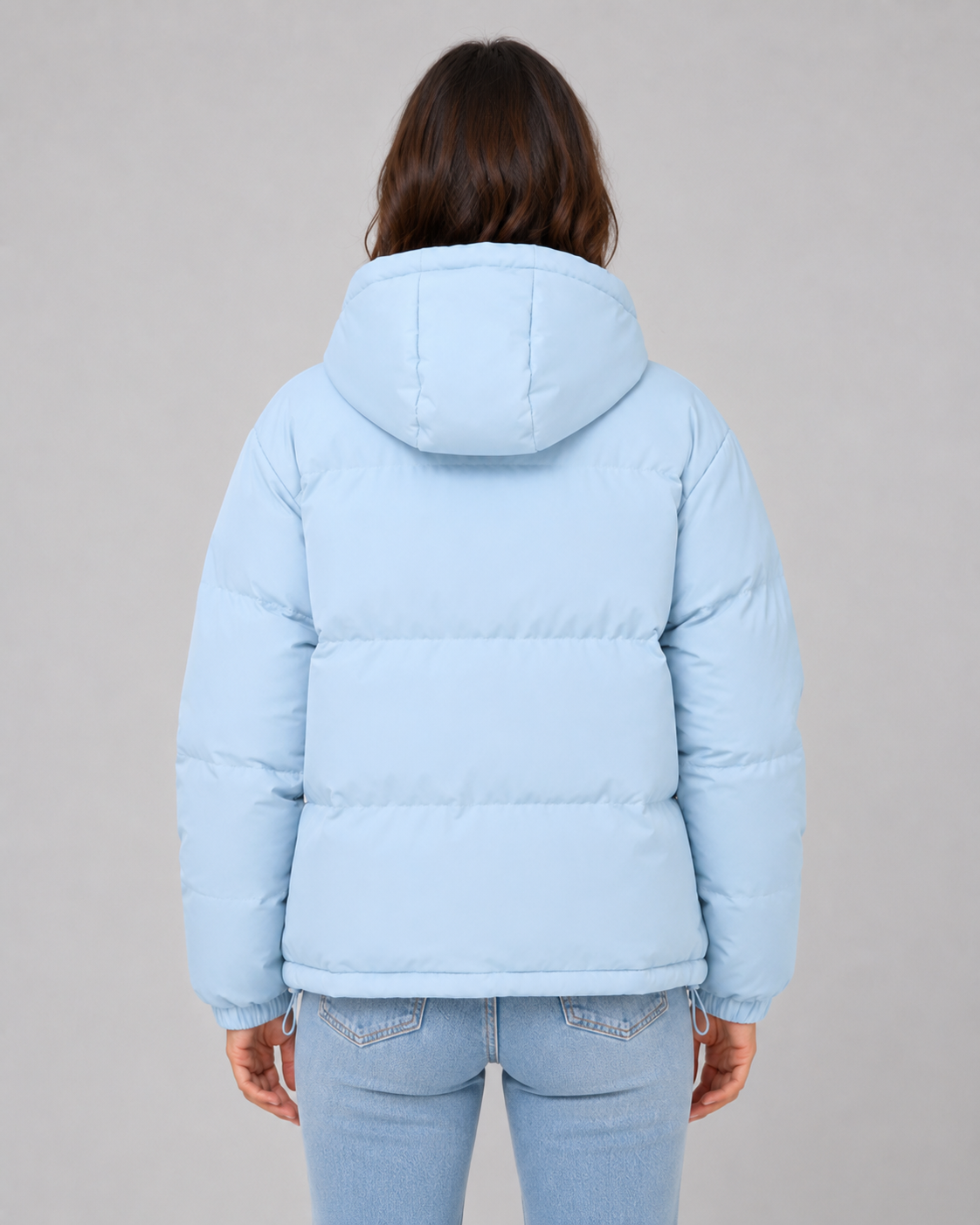 QUILTED HOODED PUFFER JACKET FOR WOMEN